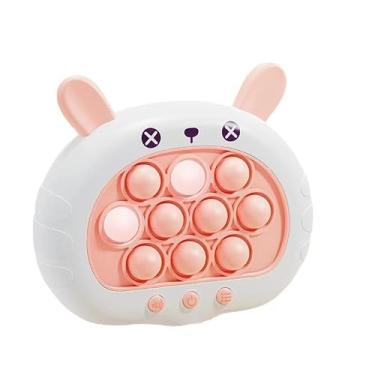 Imagem de Pop It Eletrônico Sensorial Coelhinho - Jogo de Imprensa Rápida com Luzes LED | 4 Modos Incríveis p/ Crianças e Adultos | Alívio do Estresse e Diversão Sem Fim (Rosa Claro)