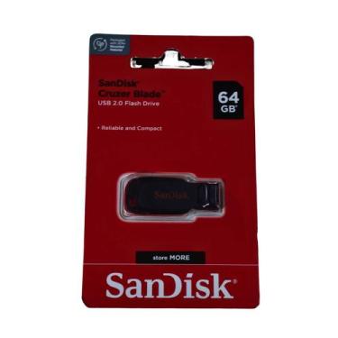 Imagem de Pendrive SanDisk Cruzer Blade 64 GB