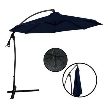 Imagem de Ombrelone Lateral 3mt Importway Estilo Dubai / Buzios + Base