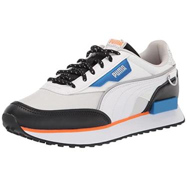 Imagem de Puma Tênis Rider, Cinza Glaciar - Azul Futuro 4,5 EUA Unissex Criança Grande, Azul