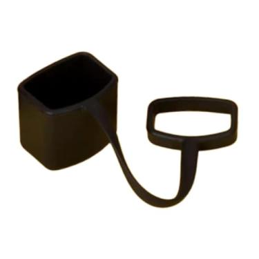 Imagem de Dynwave Capa de silicone para boquilha Kazoo, protetor bucal para flauta Kazoo, proteção contra poeira para iniciantes, Preto