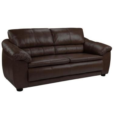 Imagem de Sofá 02 Lugares 1,60 m Couro Veneza Preto - Arte Sala, Preto, 28 Kg