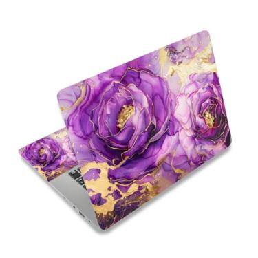 Imagem de 12 12,1 13 13,3 14 15 15,4 15,4 15,6 polegadas Adesivo para laptop, capas de netbook para notebook, capa de vinil universal para laptop, protetor de arte à prova d'água fácil de aplicar, violeta