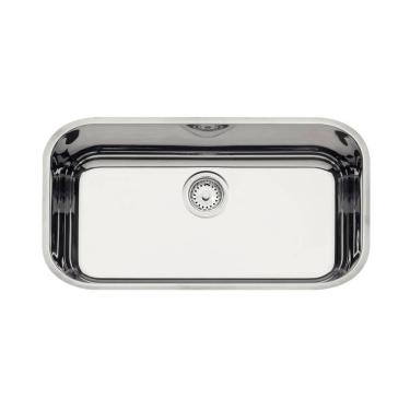 Imagem de Cuba Embutir Tramontina Lavínia 56 BL Inox Alto Brilho 56x34 94024206	