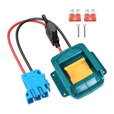 Imagem de Xgdsnly Adaptador de Bateria para Power Wheel, Conector 14 AWG, RC Profissional Compacto E Resistente para Bateria LXT de 18 V para Robótica, Azul, Tamanho real