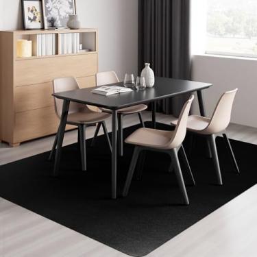 Imagem de Vicwe Tapete de área para piso duro, tapete de área de 9,5 x 1,8 m para casa, protetor de piso antiderrapante de PVC para sala de jantar, tapetes grandes anti-arranhões para lavanderia, cozinha