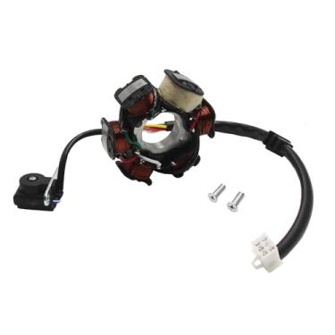 Imagem de Estator magnético de 5 fios de 6 bobinas para GY6 50cc 110cc 125cc 150cc scooter ATV Moped Jonway Taotao Roketa