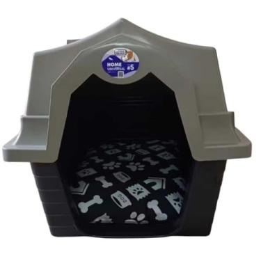 Imagem de Casa Cachorro Grande N5 Casa Pet Com ProteçãO Raios Uv(Bege Com Colchonete)