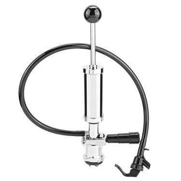 Imagem de Zerodis Keg Pump, Barril DE Cerveja DE 4 "TAP TAPELA MAIS POMA BOMBA TERBATE DE TERBATE DE MANHA DE MANHA DE CERMA DE CLAMPOS DE MANGUES (D)