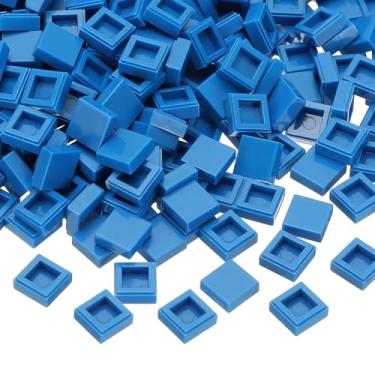 Imagem de PATIKIL 333 Pcs Flat Blocks Bulk, 1x1 Square Blue Classic Tiles Smooth Surface Mini Building Blocks Accessories Compatible Bricks Kits for Building Floor Walls Mosaic Pixel Arts