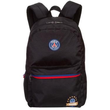 Imagem de Mochila Escolar de Costas Sestini G PSG X01 Preto, Preto, Único