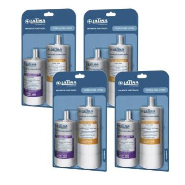 Imagem de Kit 4Un Refil Filtro Latina P635 P655 Mineralizer Sterilizer