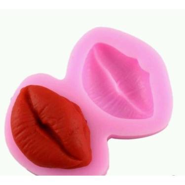 Imagem de Molde de silicone boca lábios para decorar f244 - CM