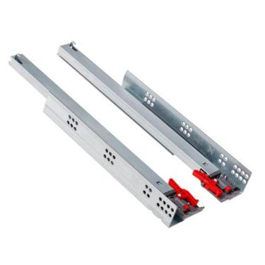 Imagem de Corrediça Invisível Amortecedor Push Open 45Cm 35Kg Par - Metalnox