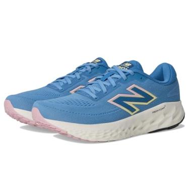 Imagem de New Balance Tênis de corrida feminino Fresh Foam X EVOZ V4, Laguna azul/pedra do mar/pergaminho, 6.5