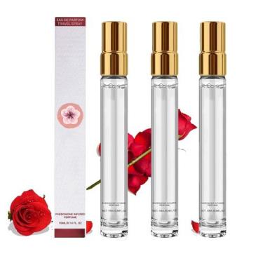 Imagem de Perfume de feromônio AUJ Alloura para mulheres, conjunto de 3 peças