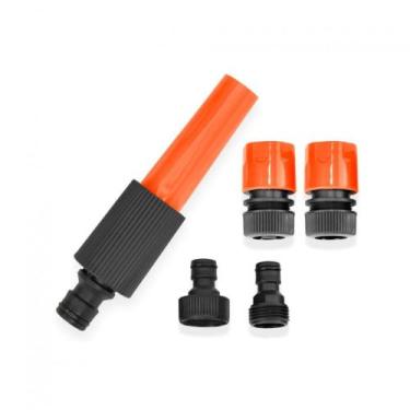 Imagem de Kit Esguicho Jato Regulável Plástico 5 Peças 1/2" - Ajax
