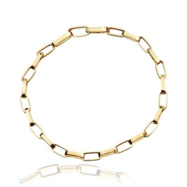 Imagem de Pulseira Masculina De Moeda Antiga Com Acabamento Premium24k