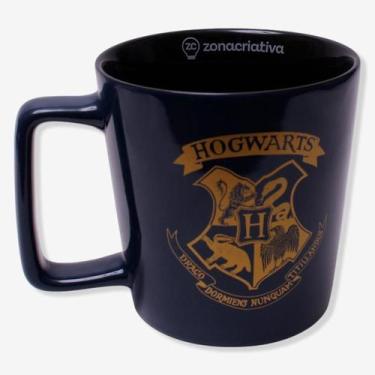 Imagem de Caneca Buck 400ml Hogwarts Harry Potter Azul - Zona Criativa
