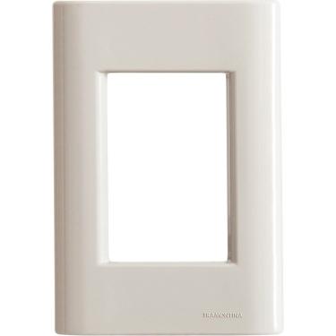 Imagem de Placa 3 Postos 4x2 Tramontina Giz Fendi Soft Touch Sem Suporte Tramontina