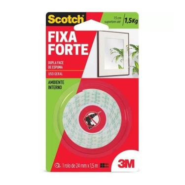 Imagem de Fixa Forte 3m Espuma 24mm X 1,5m 76686 - performance superior - 3M BRA