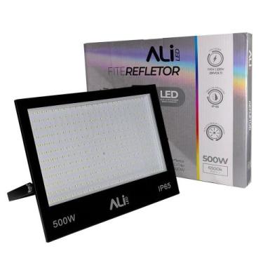 Imagem de Refletor Led FITE 500W 6500K (Branco Frio) IP65 40000L Bivolt ALI-1RF0