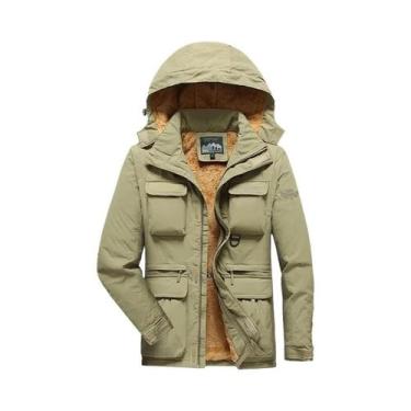 Imagem de Jaqueta Masculina Impermeável Com Capuz Destacável, Corta-Vento, Multi