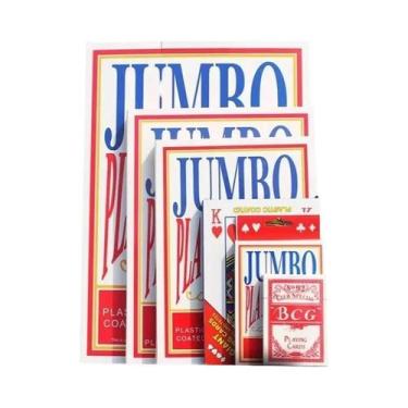 Imagem de Cartas De Jogo Jumbo De Tamanho Grande 2/4/6/9 Vezes Truques De Mágica
