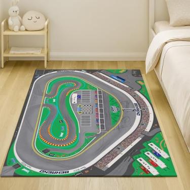 Imagem de Pista Para Carrinhos Miniatura Autódromo Infantil 120x100cm