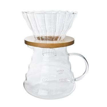 Imagem de Conjunto Para Café Com Jarra E Suporte Para Coador De Vidro