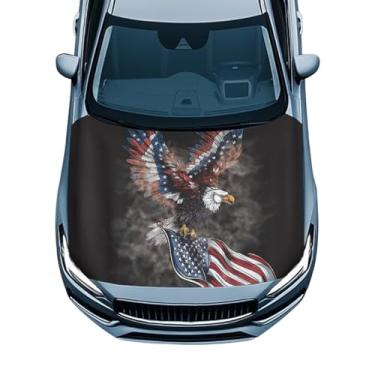 Imagem de Horeset Capa de capô de carro para primavera, verão, outono, inverno, neve, gelo, protetor de cobertor, cobertor para decoração de rua ao ar livre, presente para amigos e familiares com alças