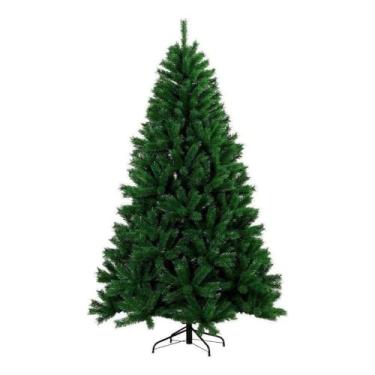 Imagem de Árvore De Natal 1,80cm Pinheiro Luxo 800 Galhos Cheia Resistente Pinheiro De Natal Tradicional Verde Premium