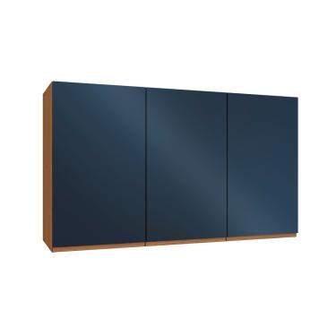Imagem de Módulos de Cozinha Kappesberg Ciela Armário Ciela R646 c/ 3 Portas 120cm Canela/Azul-Kappesberg
