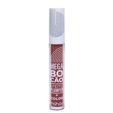 Imagem de Gloss Mega Bocão Efeito Plumper Castanha Mahav
