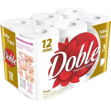 Imagem de Doble Papel Higiênico TripleCare Folha Tripla, 12 rolos