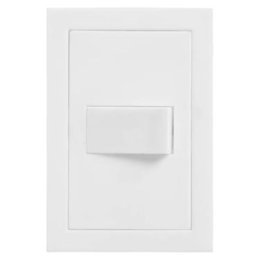 Imagem de Conjunto 4x2 Com Interruptor Simples Cinza Fosco - Ekc-30000-1 - Dicompel