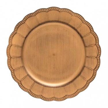 Imagem de Sousplat Galles Gardenia Gold Antique