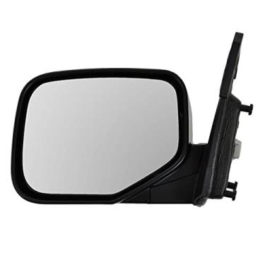 Imagem de Espelho retrovisor lateral texturizado preto motorista esquerdo esquerdo para Honda Ridgeline 06-13