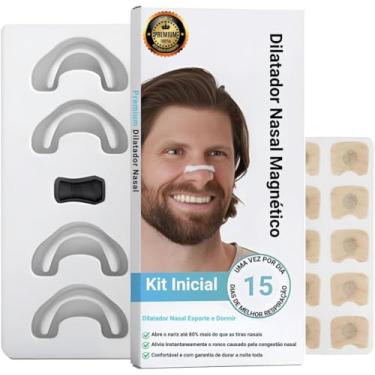 Imagem de Dilatador Nasal Magnetico Anti Ronco e Apneia do Sono – Respira Max | Melhore a Respiração e Durma Melhor com o Dispositivo Anti Ronco Respire Melhor (Kit Branco)