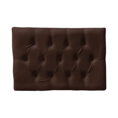 Imagem de Cabeceira Painel Estofada Paris Solteiro Courino Marrom