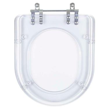 Imagem de Tampa De Vaso Acrilico Transparente Nexo Para Bacia Roca 6lpf