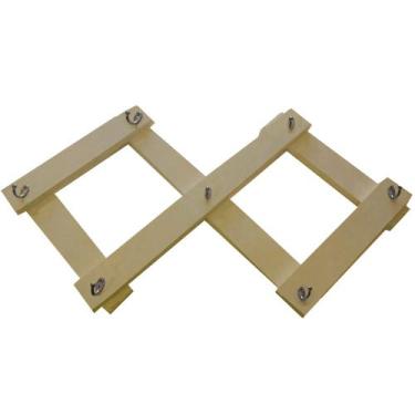 Imagem de Cabideiro de Parede Sanfona Natural Em Mdf - Móveis Trovarelli