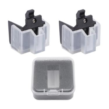 Imagem de ASHATA Agulha do Toca-discos, Substituição de Caneta Giratória Reduz o Desgaste para AT LP60 L60X LP60XBT LP60-USB LP2D LP2D USB PL50 PL300 (2 unidades)