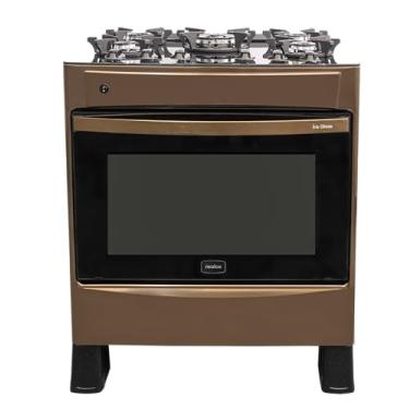 Imagem de Fogão Íris Glass 5 bocas Golden Rose