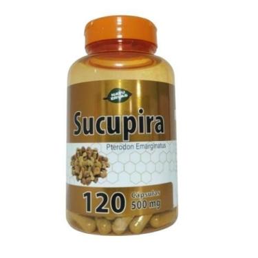 Imagem de 3 frasco suplemento sucupira 120 cps cada total 360 capsulas naturais 