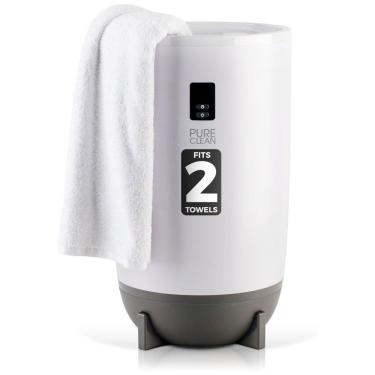 Imagem de Aquecedor de Toalha Elétrico até 2 Toalhas com Desligamento Automático, Temporizador Integrado para 15-60 minutos e Anel de LED