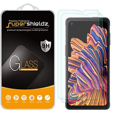 Imagem de Supershieldz (Pacote com 2) Protetor de tela de vidro temperado projetado para Samsung Galaxy Xcover Pro, antiarranhões, sem bolhas