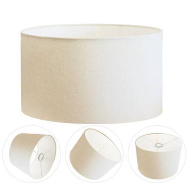 Imagem de Cúpula abajur cilíndrica cp-8023 Ø50x21cm branco - Vivare