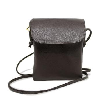 Imagem de Bolsa Dani Feminina a Tiracolo em Couro Legítimo (Marrom Café)