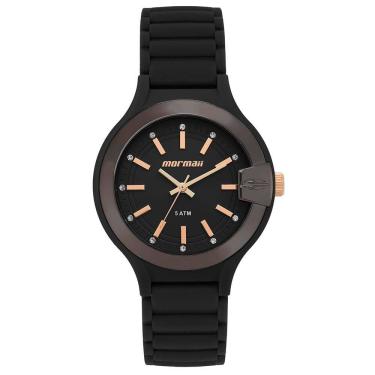 Imagem de Relógio Mormaii Feminino Ref: Mo2036jw/8p Esportivo Analógico Black